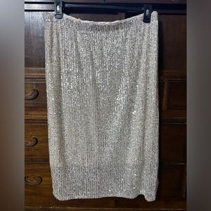 Vince Camuto sequin skirt 1x